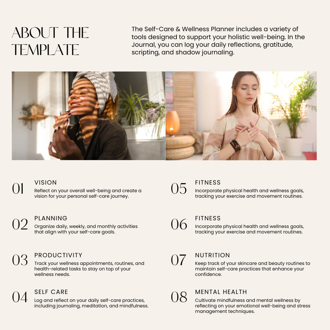 Self-Care & Wellness Planner